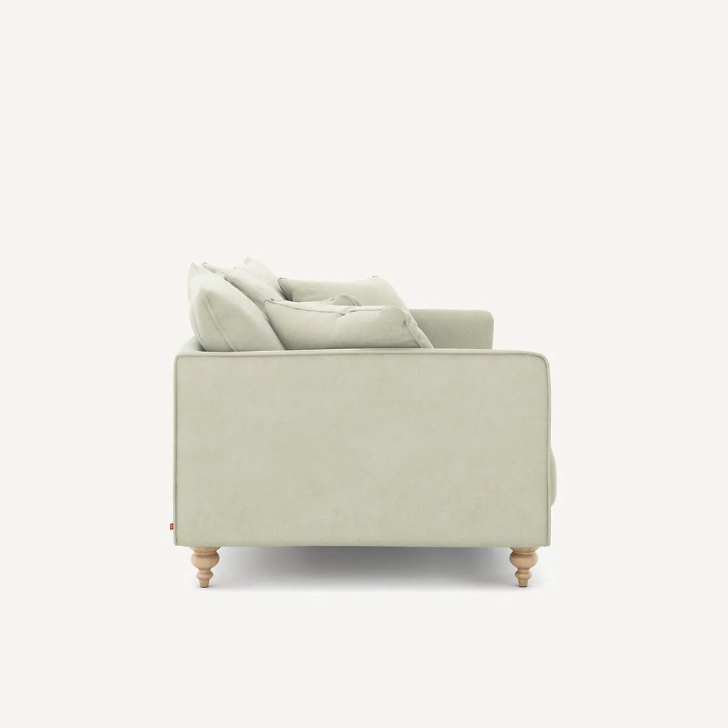 3-zits stonewashed fluwelen bank, Lazare