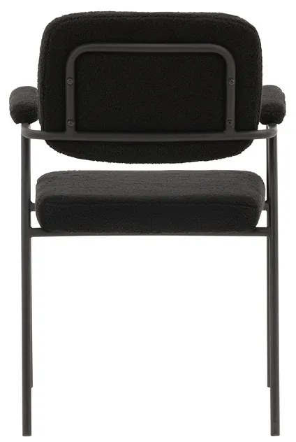 Jörn Eetkamerstoel - Gustav - Zwart - Fluweel - Jörn