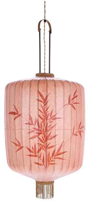 HKliving Traditional Lantern Nude Traditionele Taiwanese Lampion Rose