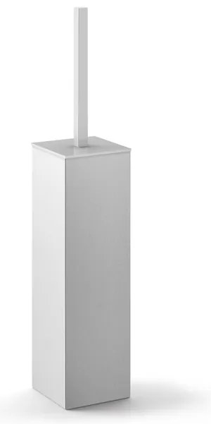 Zack Carvo Toiletborstelhouder - gesloten - staand - geborsteld RVS 40489
