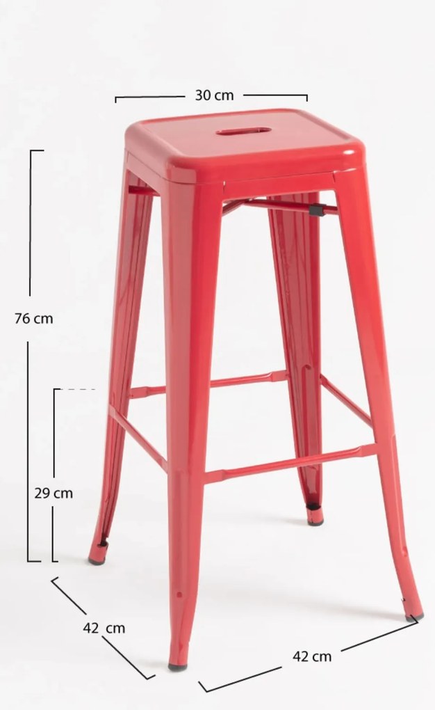 Set 4 hoge Torix krukken