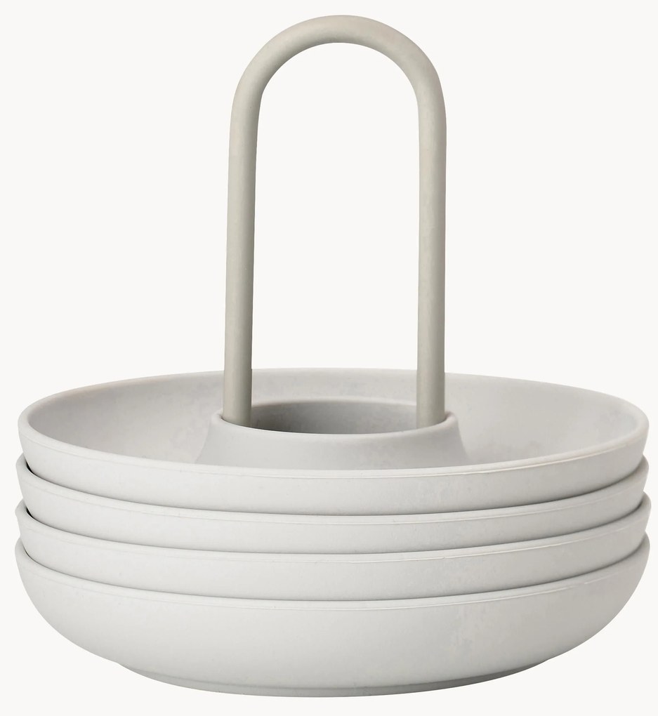 Eierdopjes Henk met handvat, 4-delig