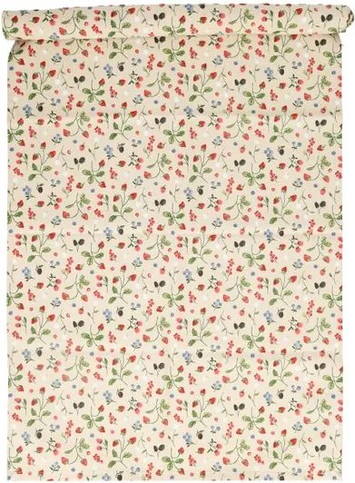 Tafelloper, GOTS bio-katoen, rood fruit, 50 x 145 cm