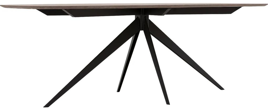 Goossens Excellent Eettafel Uniek, Semi ovaal 240 x 120 cm