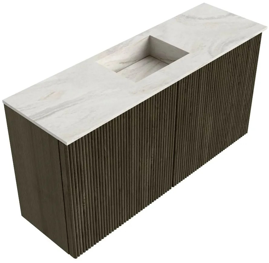 Mondiaz Joya DLux 80cm toiletmeubel shadow met wastafel faye midden zonder kraangat ostra
