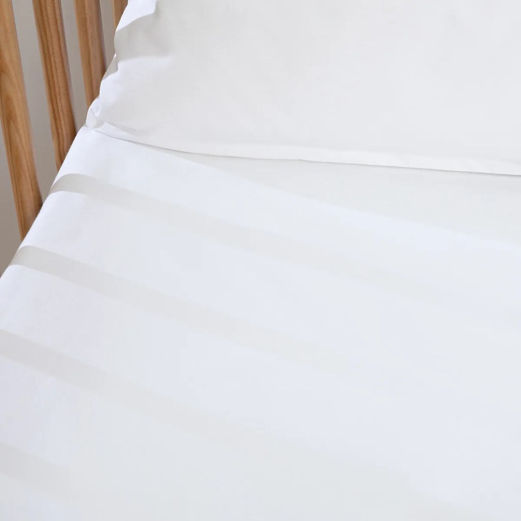 Hoeslaken voor babybed, perkalkatoen, omslag 17 cm