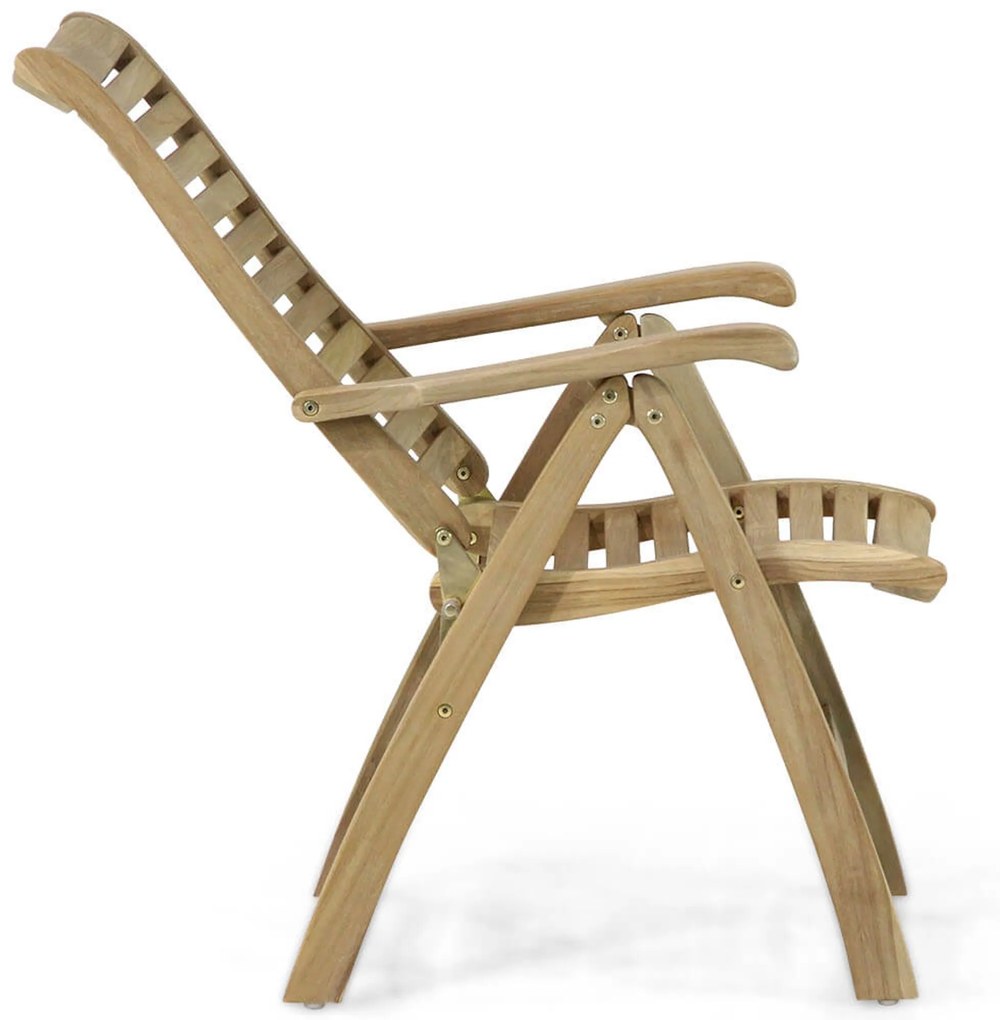 Tuinset 2 personen 80 cm Teak Taupe Garden Collections Birmingham/Derby