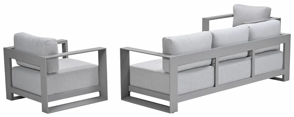 Garden Impressions Malakka loungeset 3 - delig taupe/valley sand