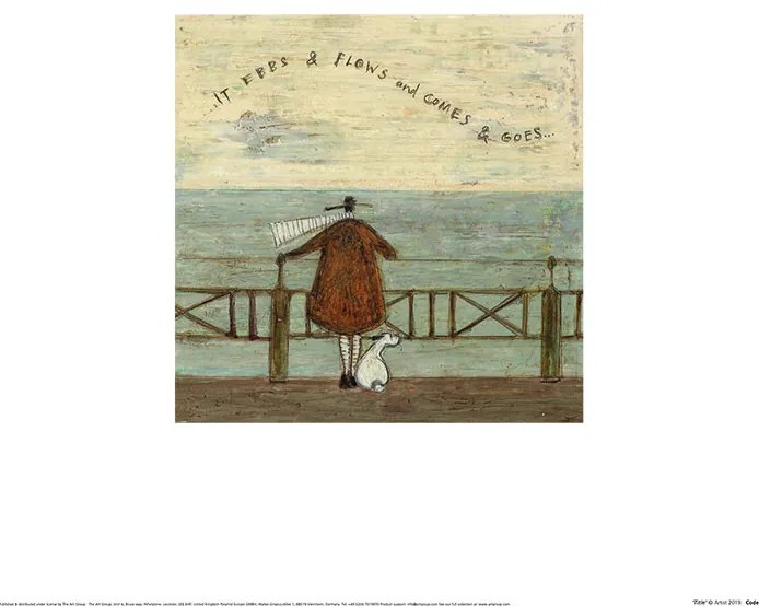 Kunstdruk Sam Toft - It Ebbs & Flows And Comes & Goes...