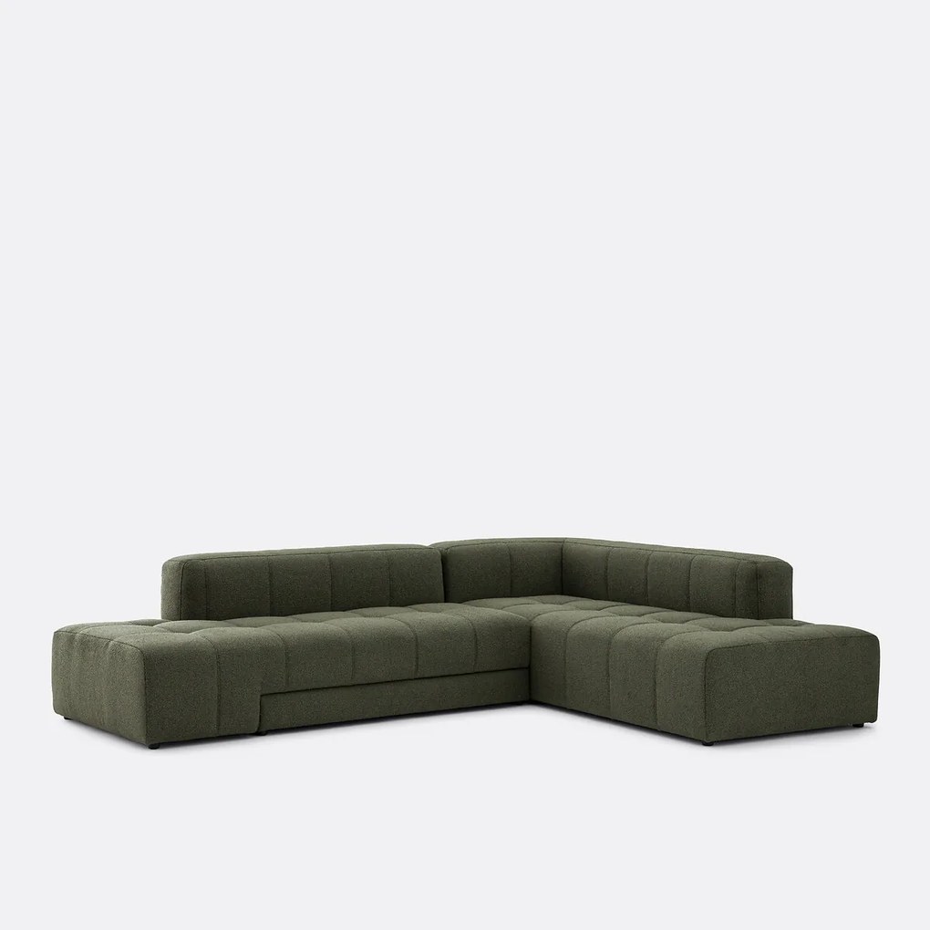 Rechte bank, omvormbaar, in fijne badstof, FANO