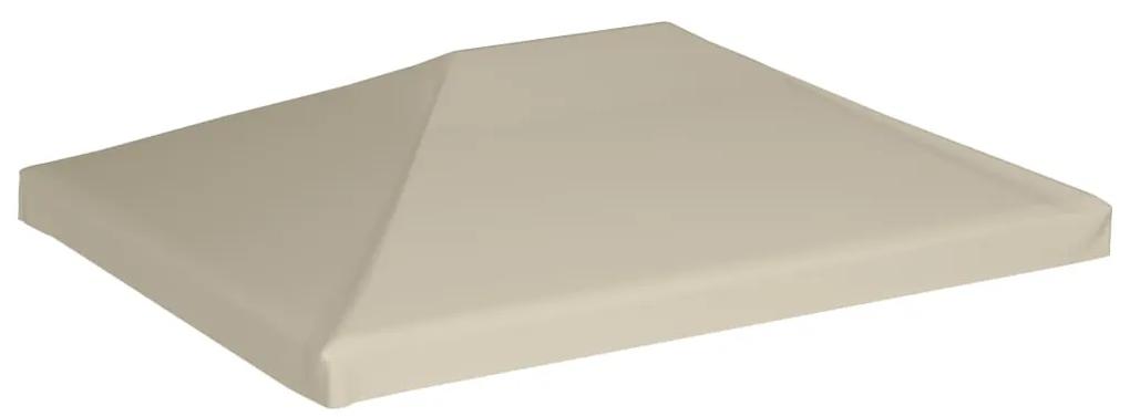 vidaXL Prieeldak 310 g/m² 4x3 m beige