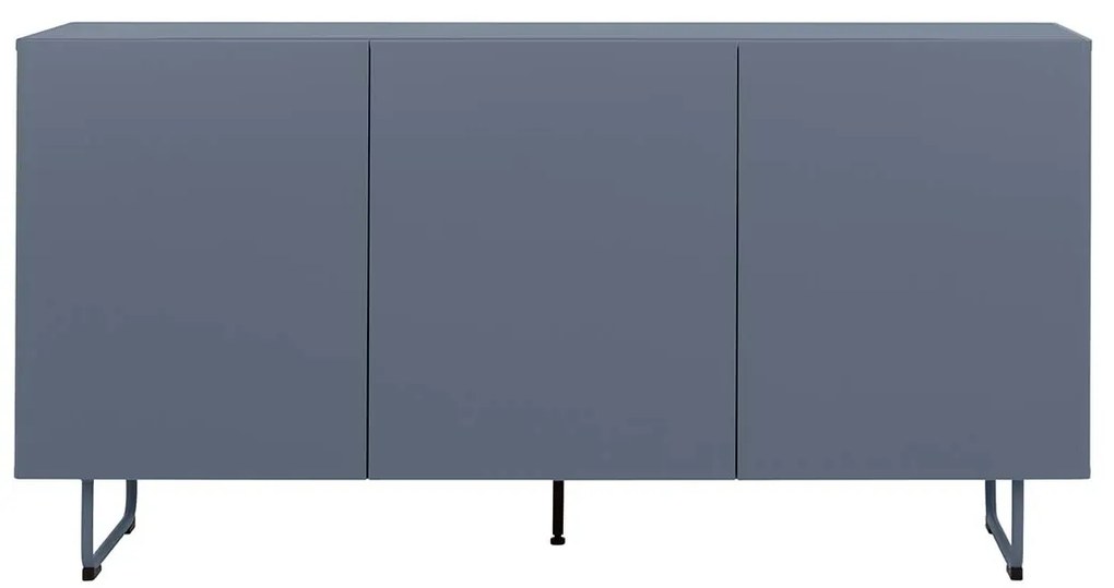 Tenzo Parma Mat Blauw Dressoir - 164x43x83cm.