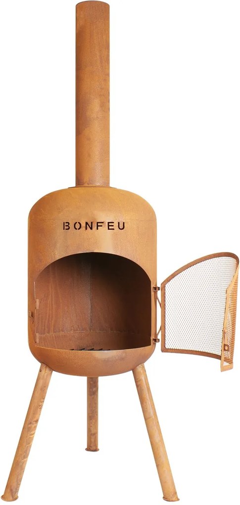 BonFeu Tuinhaard BonBono– 45x45x165 cm – Roest