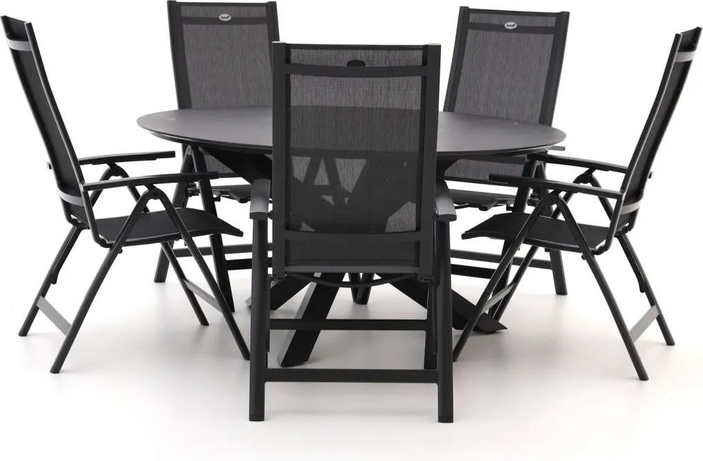 Diningset Hartman  | 5 personen | Tuinset sintered stone | 6-delig | Kees Smit Tuinmeubelen