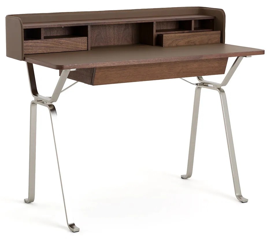 Bureau secretaire met walnoot fineer, Nelsen