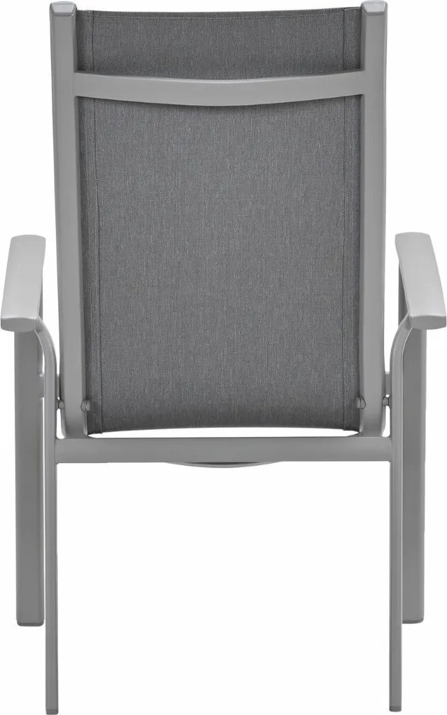 Garden Impressions Hilly tuinstoel stapelbaar taupe - 4 stuks