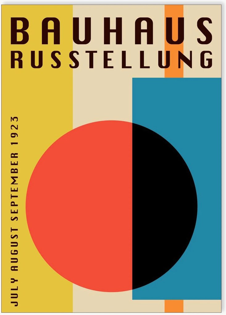 Poster Shapes of Bauhaus