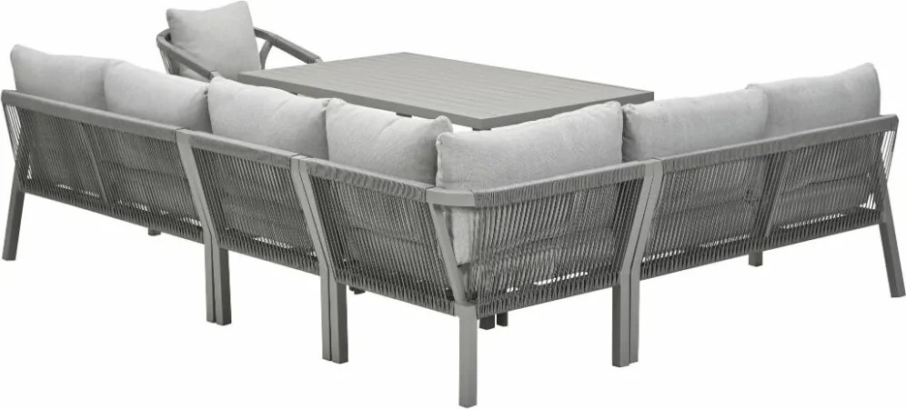 Garden Impressions Tarera lounge dining set R 6-delig incl stoel - taupe