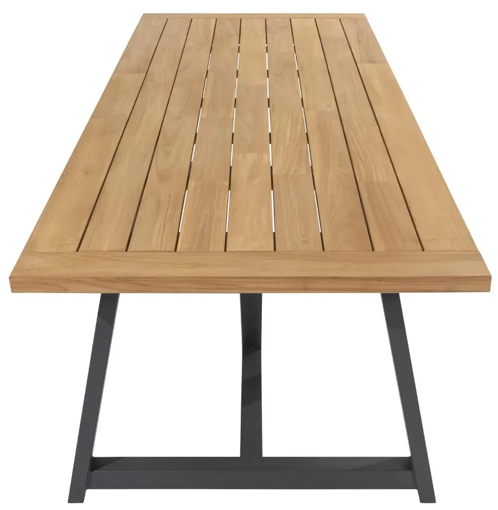 4 Seasons Outdoor Aprilla tuinset pure met Noah tafel 260 cm * Sale * Tuinset houtkleur weerbestendig