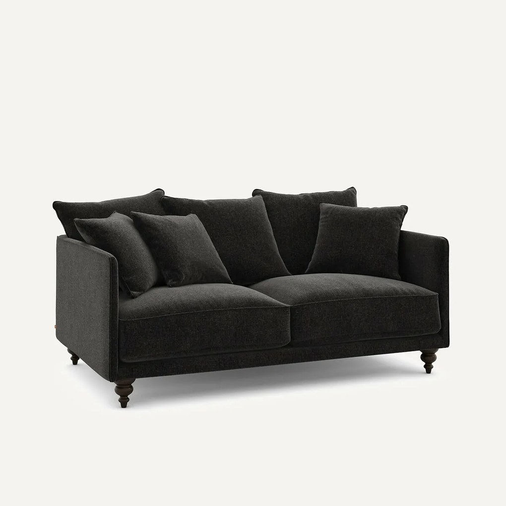 Compacte fluwelen chenille bank, Lazare