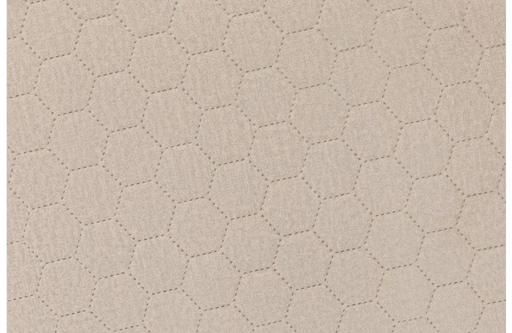 Goossens Eetkamerstoel Peda beige stof met armleuning, elegant chic