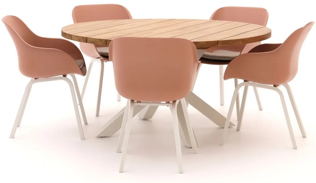 Harman Le Soleil Element/Stephanie ø150cm dining tuinset 6-delig