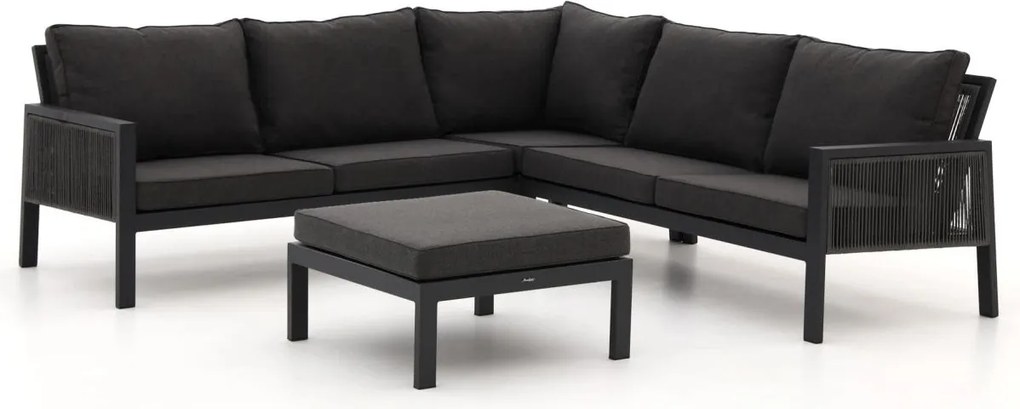 Hoek loungeset Manifesto  | 5 personen | Loungeset Grijs | Hoekbank Aluminium | 246x246cm | Kees Smit Tuinmeubelen