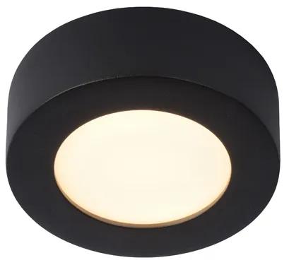 Lucide Brice ronde plafondlamp 11.7cm 8W zwart