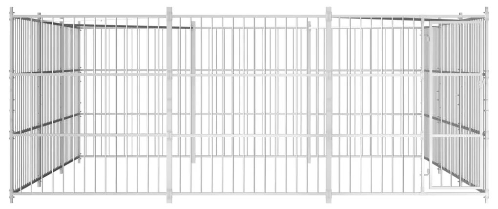 vidaXL Hondenkennel voor buiten 450x450x185 cm