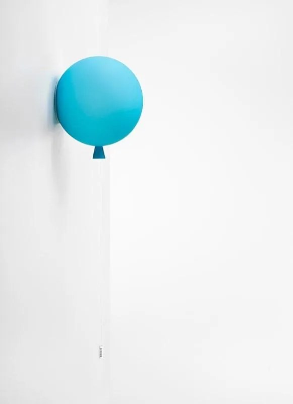 Brokis - Wandlamp Memory Turkoois geëtst / Zilver Glas