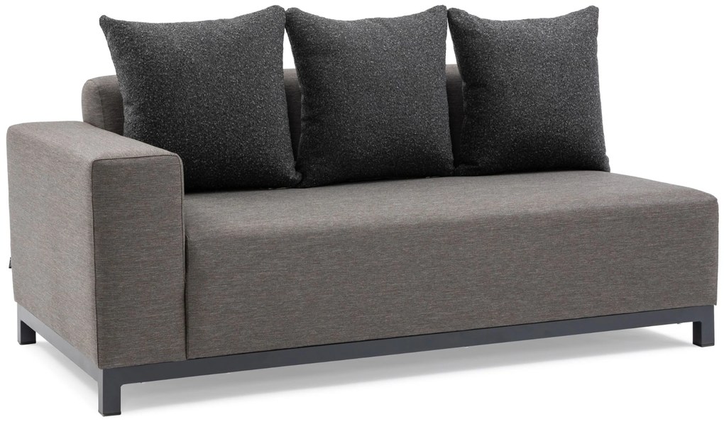 Hoek loungeset 6 personen Outdoor textiel Grijs De Laan Projects