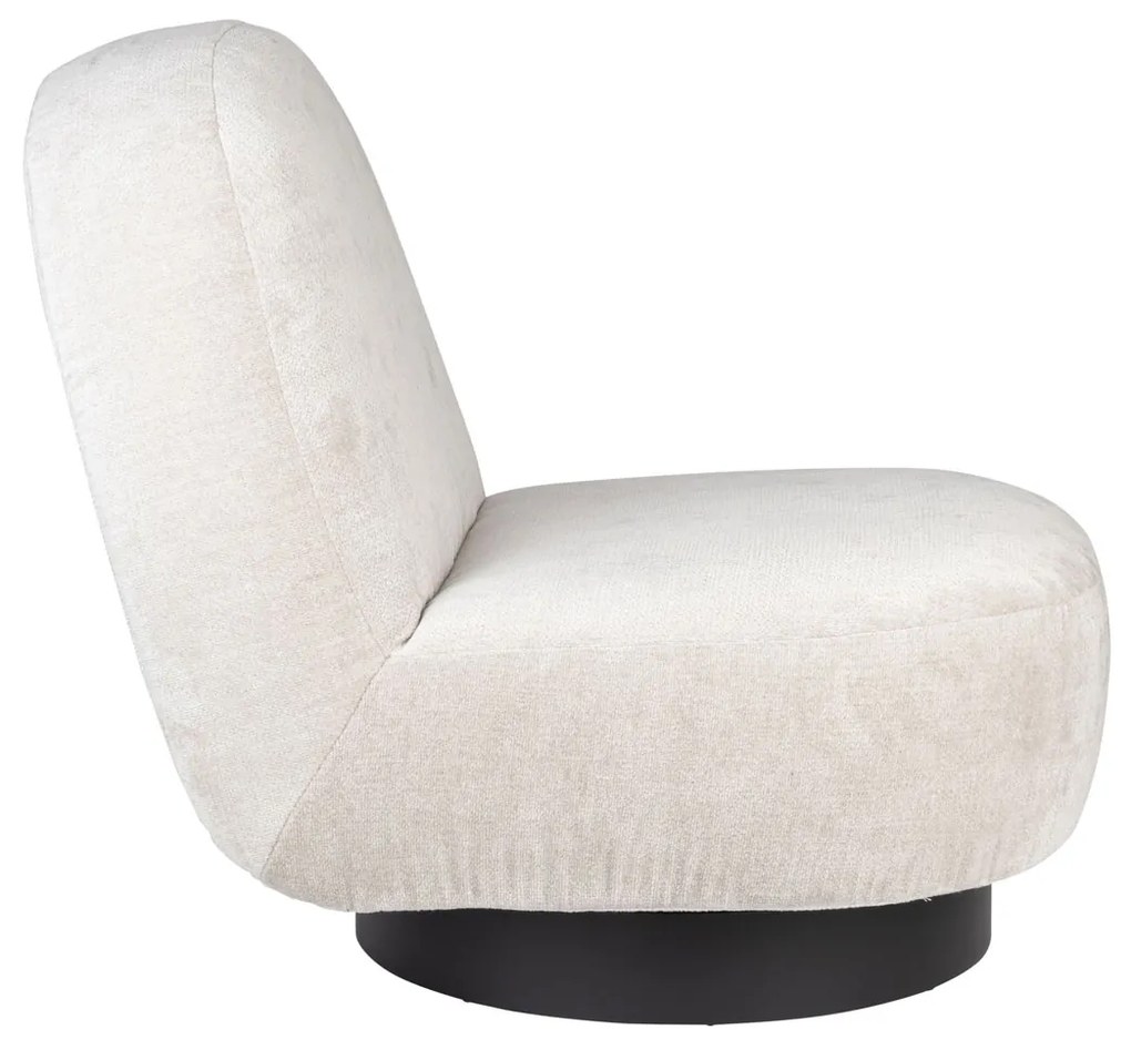 Zuiver Eden Sand Ronde Fauteuil Draaibaar Zandkleur