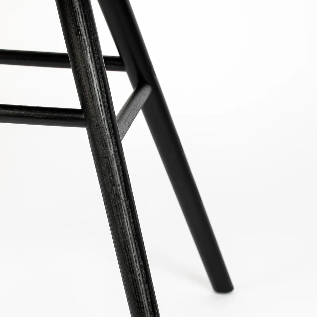Zuiver Albert Kuip All Black Design Eetkamerstoel Zwart
