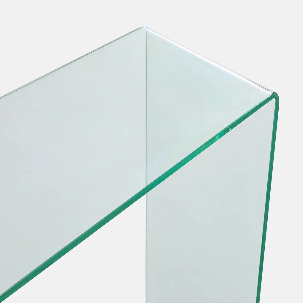 Wandtafel van gerookt gehard glas, Joan