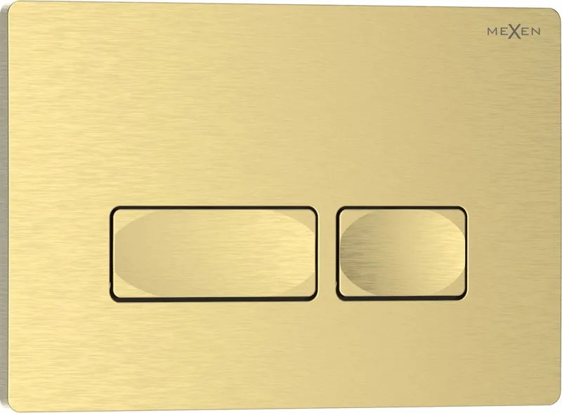 Mexen Tex 04 spoelknop, geborsteld goud - 6104-11