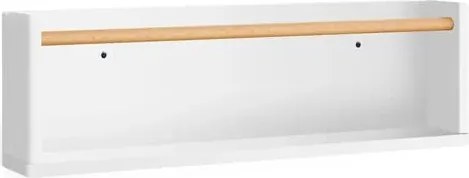 Kave Home - Shantal-boekenplank Van Massief Beukenhout, Witte