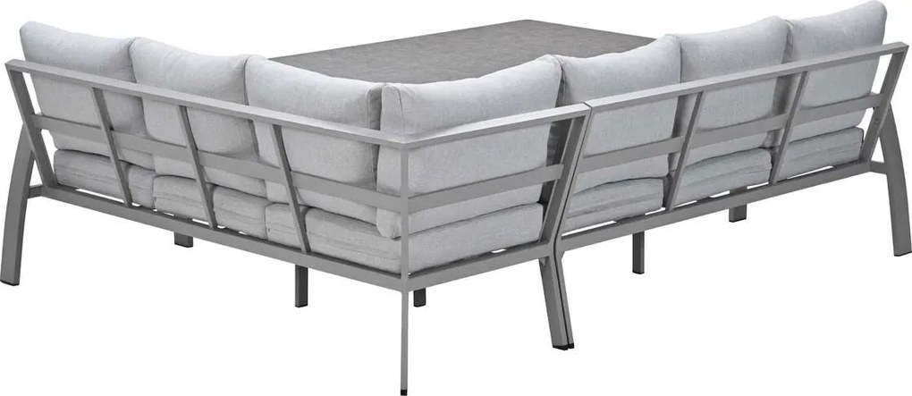Garden Impressions Cameron lounge dining set 4-delig rechts - valley sand