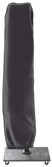 Platinum Challenger zweefparasol T1 Premium 4x3 m. - Champagne Teak - met ingraafvoet en hoes