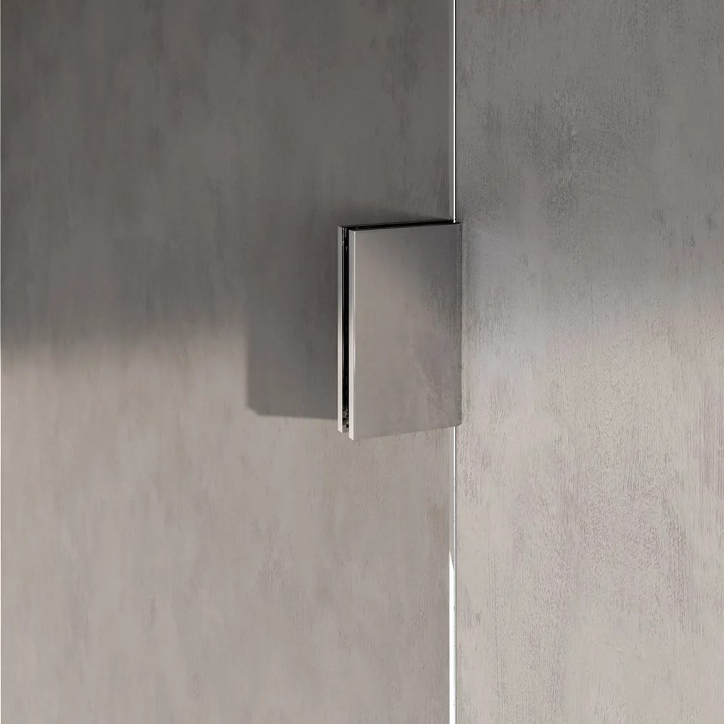 Brauer Void profielloze inloopdouche 100cm met 30cm zijwand chroom