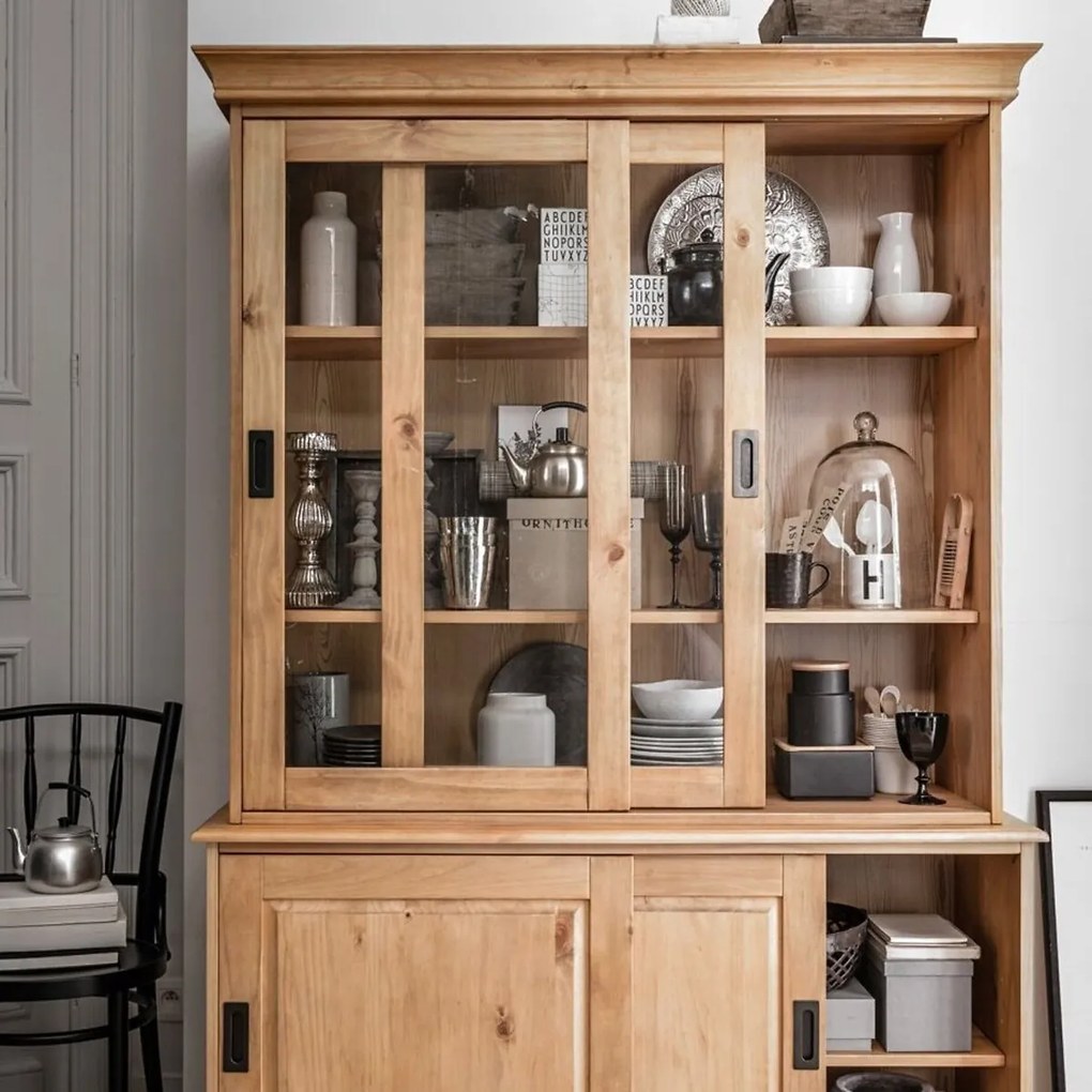 Buffetkast, massief dennenhout