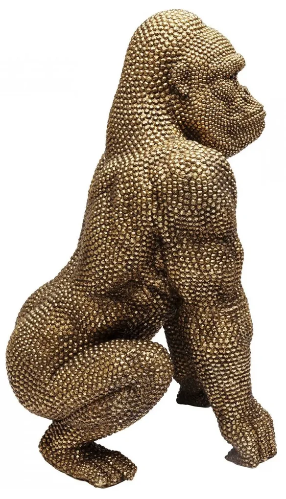 Kare Design Gorilla Gold Deco Gorilla Beeld 80 Cm