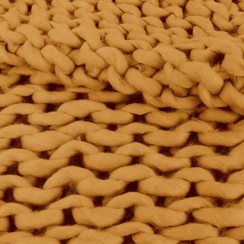 Plaids, deken Geel The home deco factory  CHUNKY