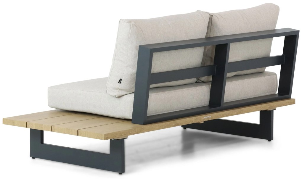 Hoek loungeset 6 personen Aluminium Grijs Lifestyle Garden Furniture Azzurro