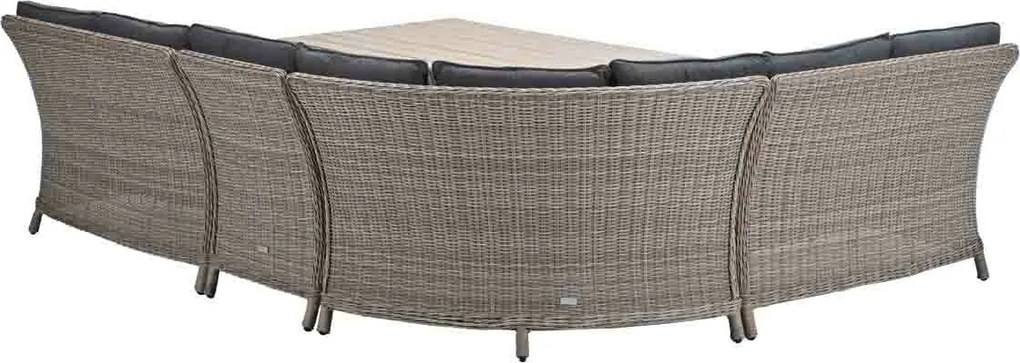 Garden Impressions Nova lounge dining set 5-delig - mystic grey