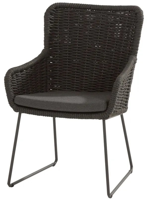 4 Seasons Outdoor Wing Dining Chair  Tuinstoel    zwart weerbestendig