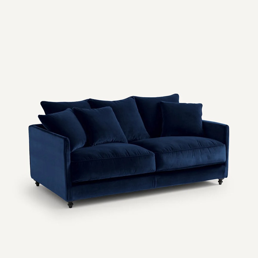 Omvormbare compacte bank in fluweel, Lazare