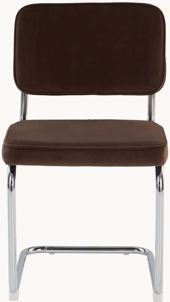 Fluwelen stoelen Hjo, 2-delig