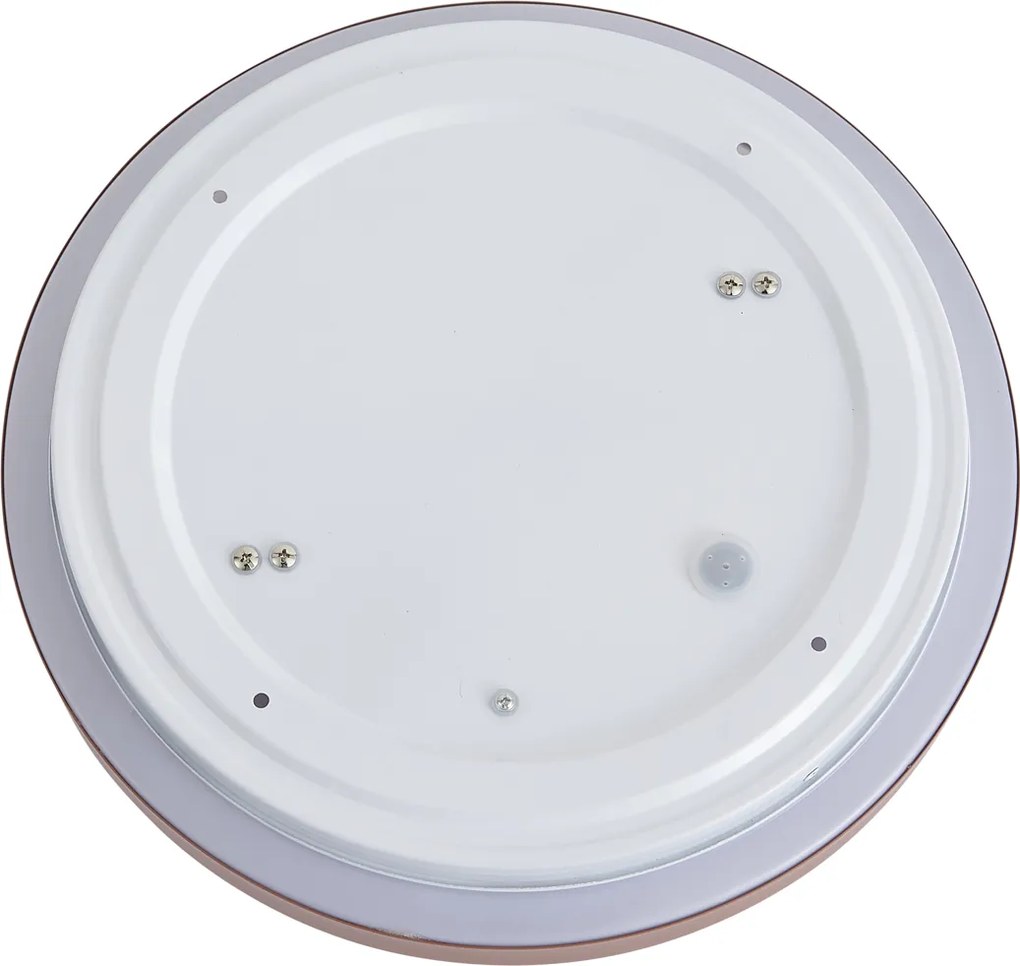 Moderne plafondlamp sienna met wit 34cm IP44 - Walden