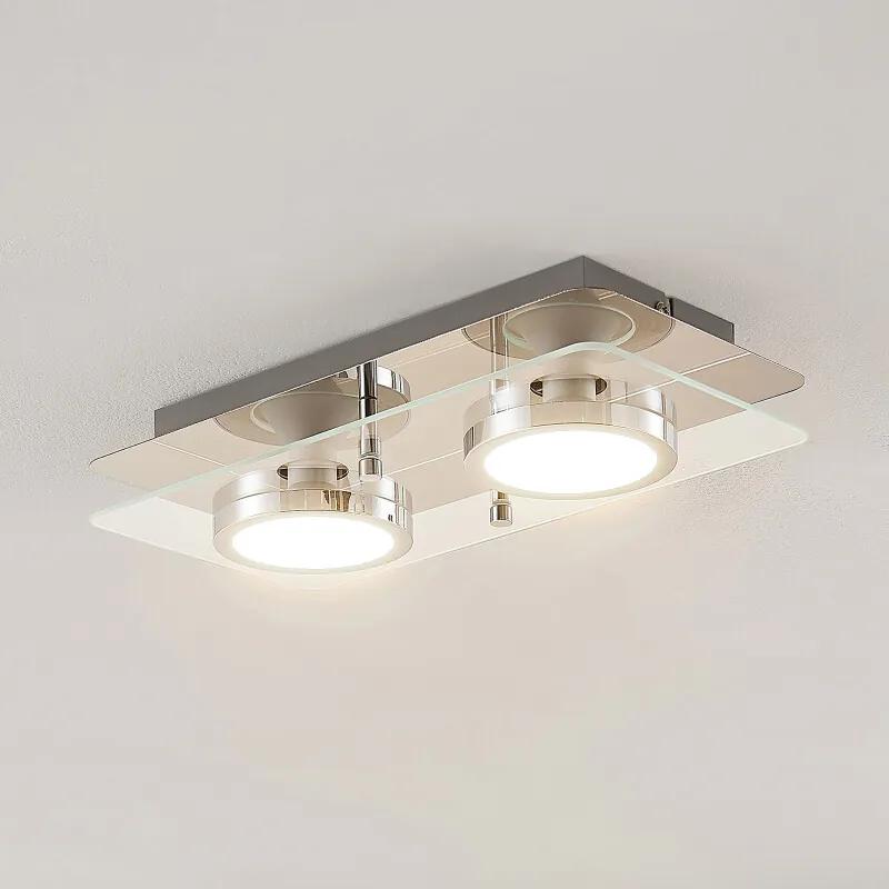 Gabryl LED plafondlamp, 2-lamps - lampen-24