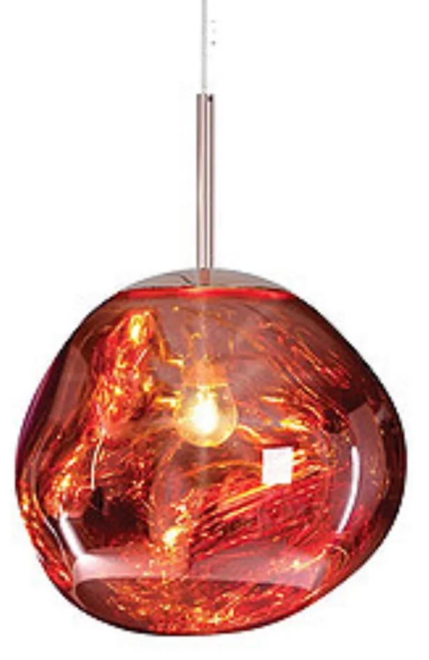Hanglamp Sanimex Njoy Met E27 Fitting 27 cm Inclusief 4W Lamp Glas Rose Goud
